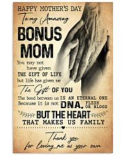 TO MY AMAZING BONUS MOM 24x36 Poster front