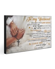 TO MY HUSBAND 30x20 Gallery Wrapped Canvas Prints front