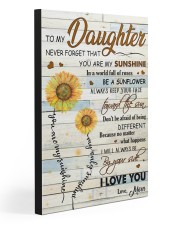 TO MY DAUGHTER 20x30 Gallery Wrapped Canvas Prints front