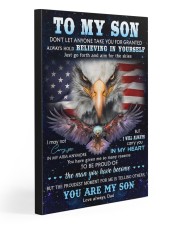 TO MY SON 20x30 Gallery Wrapped Canvas Prints front