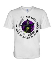 NOT EVERY WITCH LIVES IN SALEM V-Neck T-Shirt thumbnail