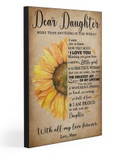 DEAR DAUGHTER 20x30 Gallery Wrapped Canvas Prints front