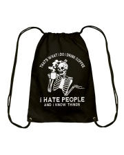THAT'S WHAT I DO Drawstring Bag tile