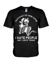THAT'S WHAT I DO V-Neck T-Shirt tile