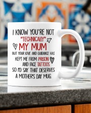 I KNOW YOU'RE NOT TECHNICALLY MY MUM Mug ceramic-mug-lifestyle-57