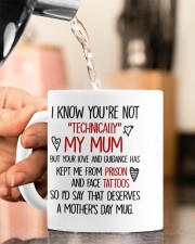 I KNOW YOU'RE NOT TECHNICALLY MY MUM Mug ceramic-mug-lifestyle-65
