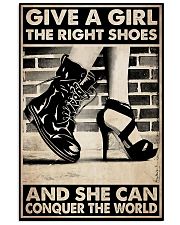 GIVE A GIRL THE RIGHT SHOES Vertical Poster tile