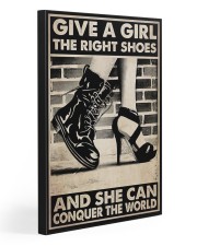 GIVE A GIRL THE RIGHT SHOES Gallery Wrapped Canvas Prints tile