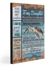 TO MY DAUGHTER 20x30 Gallery Wrapped Canvas Prints front