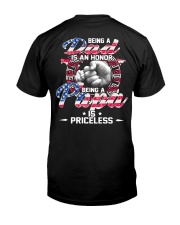 Being a papa is priceless - mb239 Classic T-Shirt back