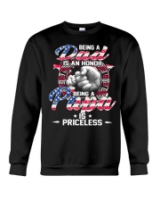 Being a papa is priceless - mb239 Crewneck Sweatshirt thumbnail