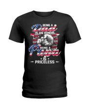 Being a papa is priceless - mb239 Ladies T-Shirt thumbnail