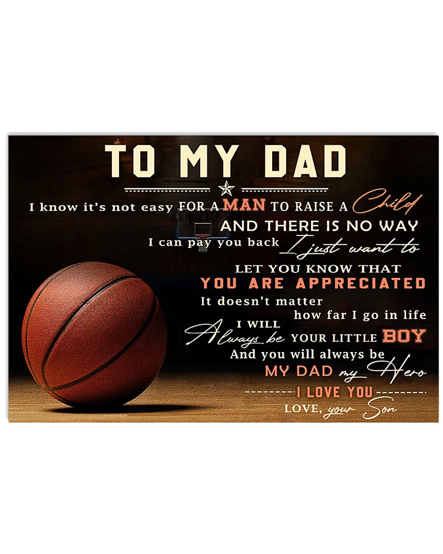 TO MY DAD - MB298 36x24 Poster