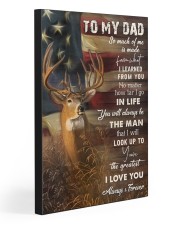 TO MY DAD 20x30 Gallery Wrapped Canvas Prints front