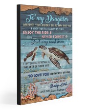 TO MY DAUGHTER 20x30 Gallery Wrapped Canvas Prints front