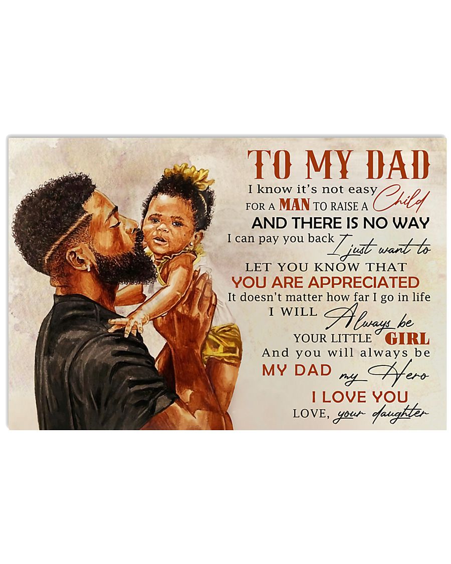 TO MY DAD - MB242 24x16 Poster