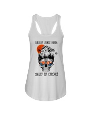 SALTY BY CHOICE Ladies Flowy Tank front