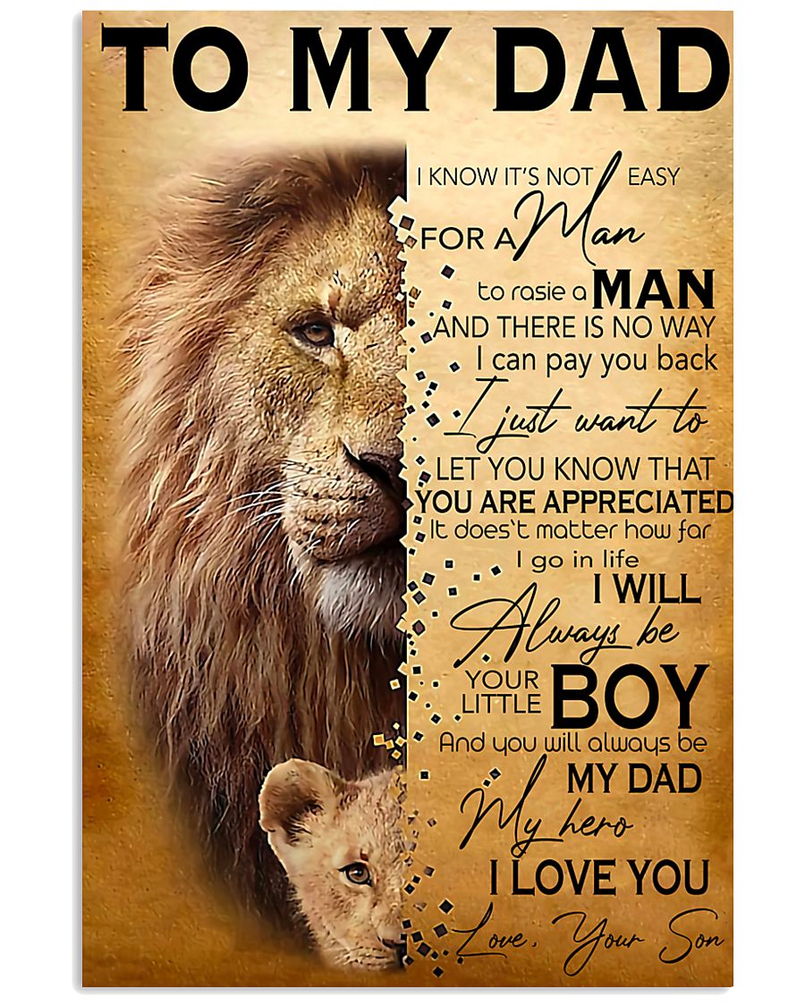 TO MY DAD - MB270 11x17 Poster