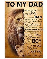 TO MY DAD - MB270 11x17 Poster front