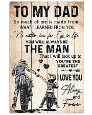 TO MY DAD - DIRTBIKE Vertical Poster tile