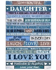 TO MY BEAUTIFUL DAUGHTER Vertical Poster tile