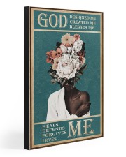 God Designed Me Created Me Blesses Me 20x30 Gallery Wrapped Canvas Prints front