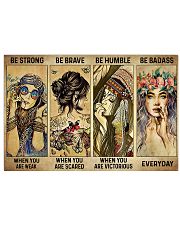 BE BADASS EVERYDAY Horizontal Poster tile