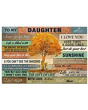 TO MY DAUGHTER - MB357 Horizontal Poster tile