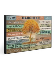 TO MY DAUGHTER - MB357 30x20 Gallery Wrapped Canvas Prints front