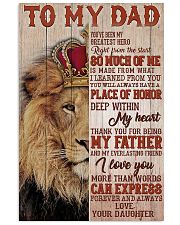 TO MY DAD - MB140 11x17 Poster front