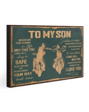 TO MY SON 30x20 Gallery Wrapped Canvas Prints front
