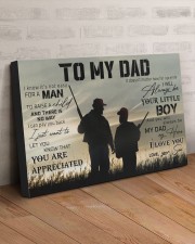 TO MY DAD - HUNTING 30x20 Gallery Wrapped Canvas Prints aos-canvas-pgw-30x20-lifestyle-front-07