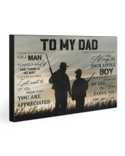 TO MY DAD - HUNTING 30x20 Gallery Wrapped Canvas Prints front
