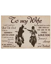 TO MY WIFE Horizontal Poster tile