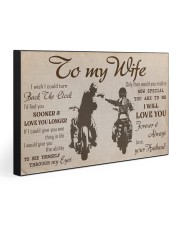 TO MY WIFE 30x20 Gallery Wrapped Canvas Prints front