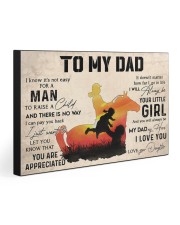 TO MY DAD 30x20 Gallery Wrapped Canvas Prints front