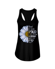 Blessed by god spoiled by my husband Ladies Flowy Tank tile