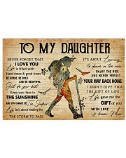 TO MY DAUGHTER Horizontal Poster tile