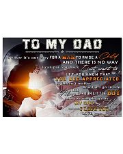 TO MY DAD - mb335 36x24 Poster front