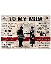 TO MY MOM - FIREFIGHTER Horizontal Poster tile