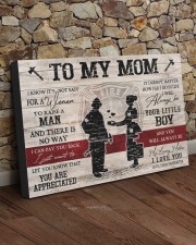 TO MY MOM - FIREFIGHTER 30x20 Gallery Wrapped Canvas Prints aos-canvas-pgw-30x20-lifestyle-front-21