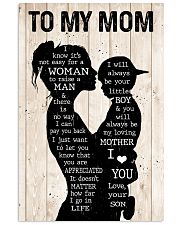 TO MY MOM 24x36 Poster front