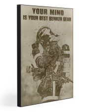 YOUR MIND IS YOUR BEST BUNKER GEAR 20x30 Gallery Wrapped Canvas Prints front