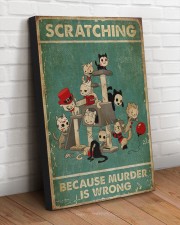 SCRATCHING BECAUSE MURDER IS WRONG 20x30 Gallery Wrapped Canvas Prints aos-canvas-pgw-20x30-lifestyle-front-14