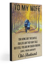 To my wife 20x30 Gallery Wrapped Canvas Prints front