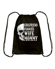 WIFE MOMMY Drawstring Bag tile