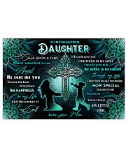 TO MY DAUGHTER Horizontal Poster tile