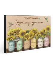 TO MY MOM 30x20 Gallery Wrapped Canvas Prints front