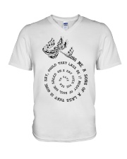 Sing me a song V-Neck T-Shirt tile