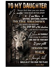 TO MY DAUGHTER Vertical Poster tile